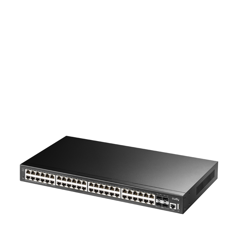 Коммутатор Cudy управляемый L3, 48 портов 1 Гбит/с, 4 SFP 10 Гбит/с, консольный порт, фото 2