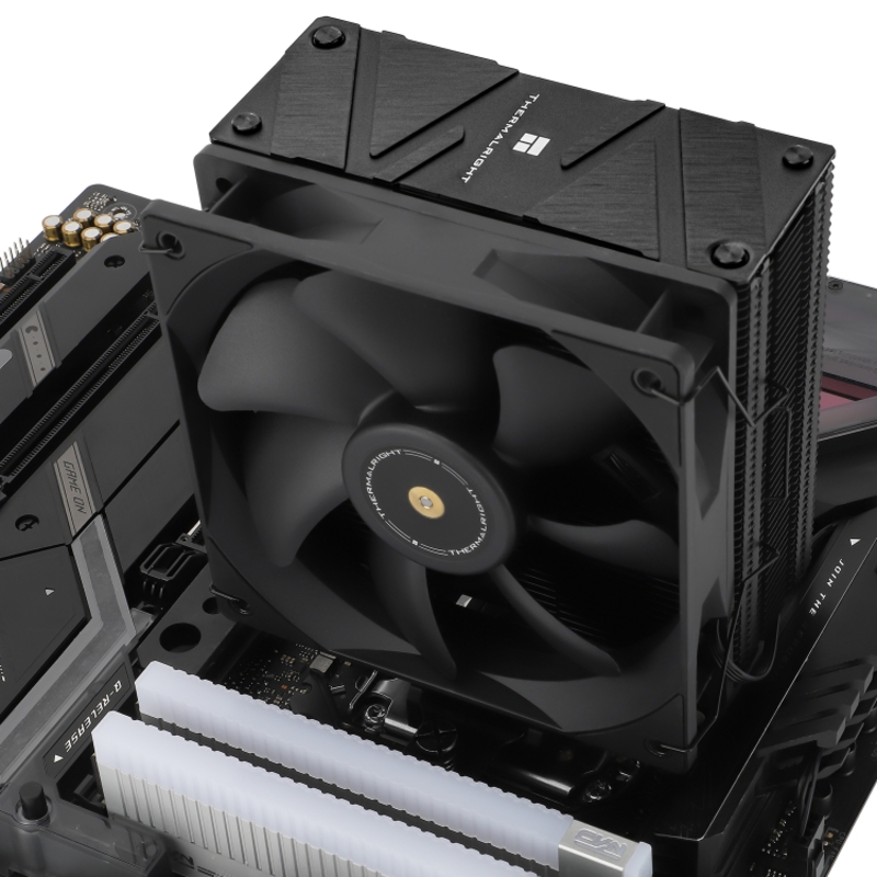 Кулер для процессора Thermalright Assassin Spirit 120 EVO Dark, до 180 Вт, шум 27 дБА, фото 8