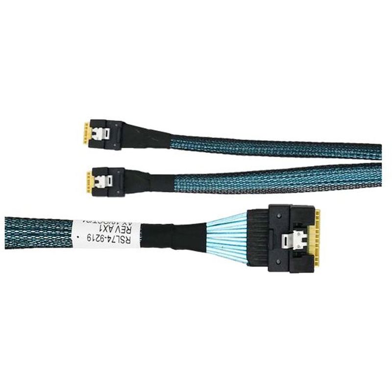 Кабель SFF-8654 8i/SFF-8654 4i*2-0.8M (LR-Link LRSF5454(8i/4i)-0.8M), фото 3