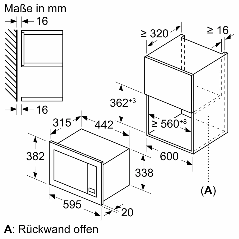 Встраиваемая микроволновая печь Bosch BFL623MB4, фото 4