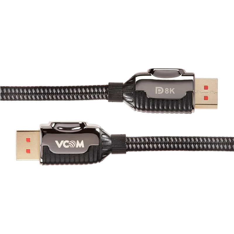 Кабель Vcom CG634-2M DisplayPort 2.1, вилка — вилка, 16K 60 Гц, 8K 120 Гц, длина 2 м, фото 2