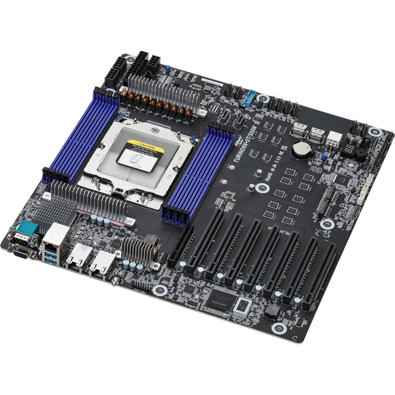 Материнская плата ASRock TURIND8X-2T/500W, EEB, 1x SP5 (LGA 6096) AMD EPYC™ 9005/9004, 8x DDR5 RDIMM, RDIMM-3DS, 4x PCIe5.0 CXL2.0 x16* (ASRock 90-SXGF60-A0UAYF), фото 4