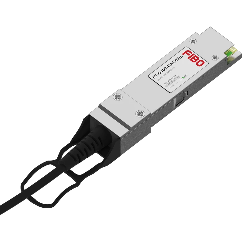 Кабель DAC Fibo FT-Q100-DAC05m QSFP28 100 Гбит/с, медный, 0,5 м, фото 3