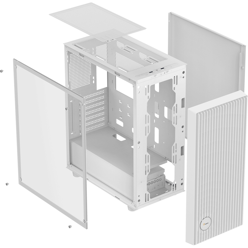Корпус для ПК Ocypus Gamma C70 WH ARGB, Midi Tower, белый, под ATX, mATX, Mini-ITX, фото 8