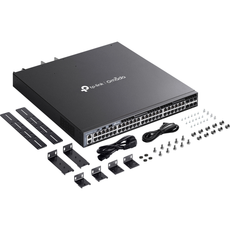 Коммутатор TP-Link Omada SG6654XHP управляемый L3, 48 портов PoE+ 1 Гбит/с, 6 SFP+ 10 Гбит/с, фото 6