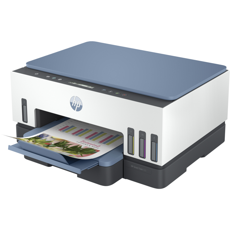 МФУ струйное HP Smart Tank 725, A4, цветная печать, 23 стр./мин, двусторонняя печать, USB, Wi-Fi, фото 4