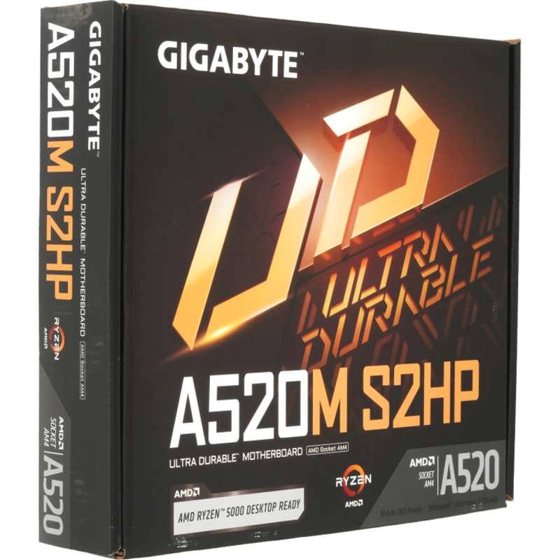 Материнская плата Gigabyte A520M S2HP, AM4, AMD A520, Micro-ATX, DDR4, фото 9