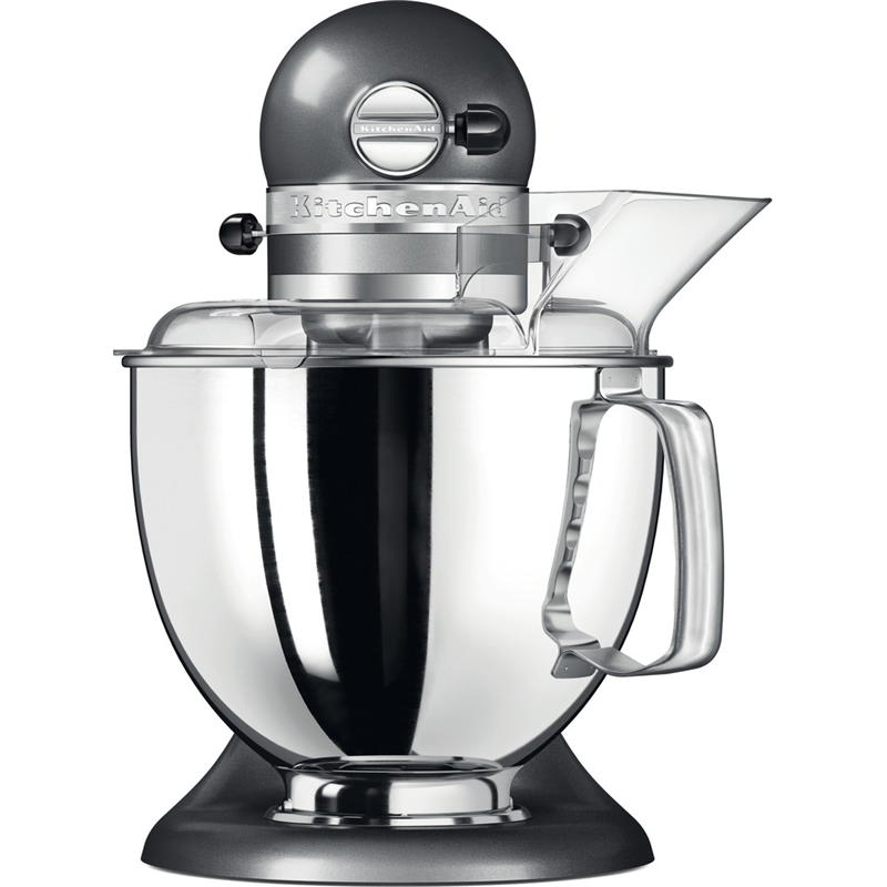 Планетарный миксер KitchenAid Artisan 5KSM175PSEMS, чаши 4,8 и 3 л, 300 Вт, серебряный медальон, фото 3