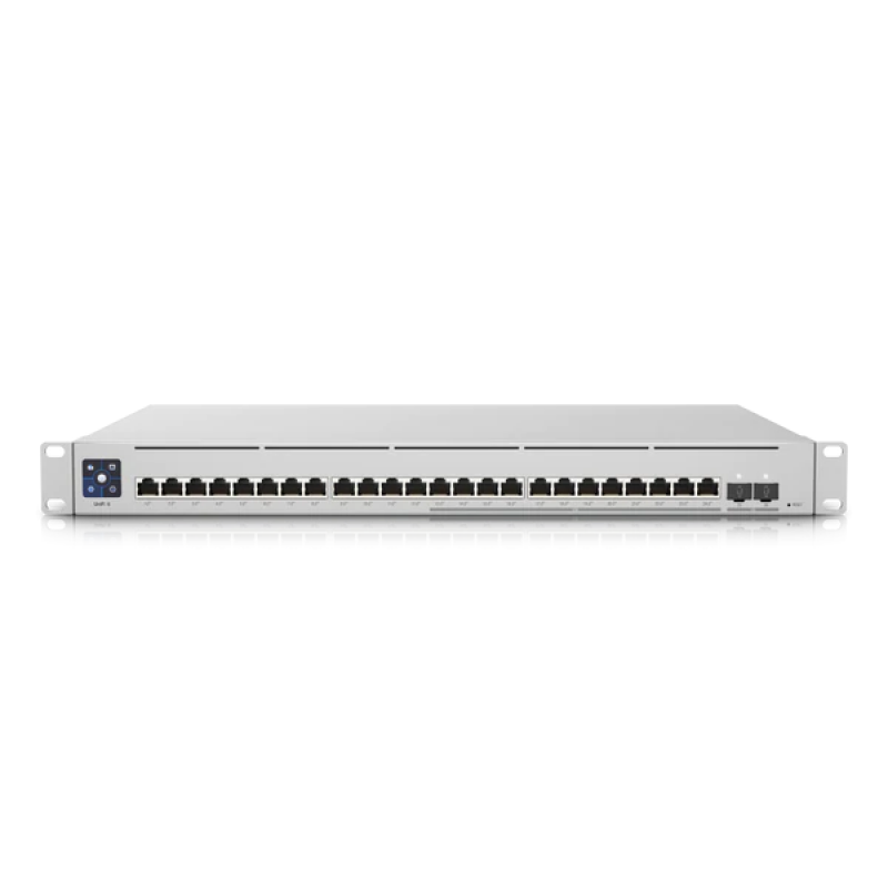 Коммутатор Ubiquiti USW-Enterprise-24-PoE уровня L3, 24 порта 2,5 Гбит/с PoE+, 2 SFP+, фото 4