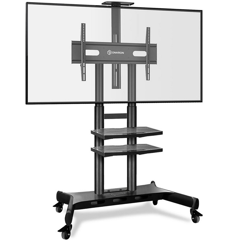 Мобильная стойка Onkron TS1881BLACK, крепление стойка, до 86 ″, нагрузка до 90.9 кг, фото 2