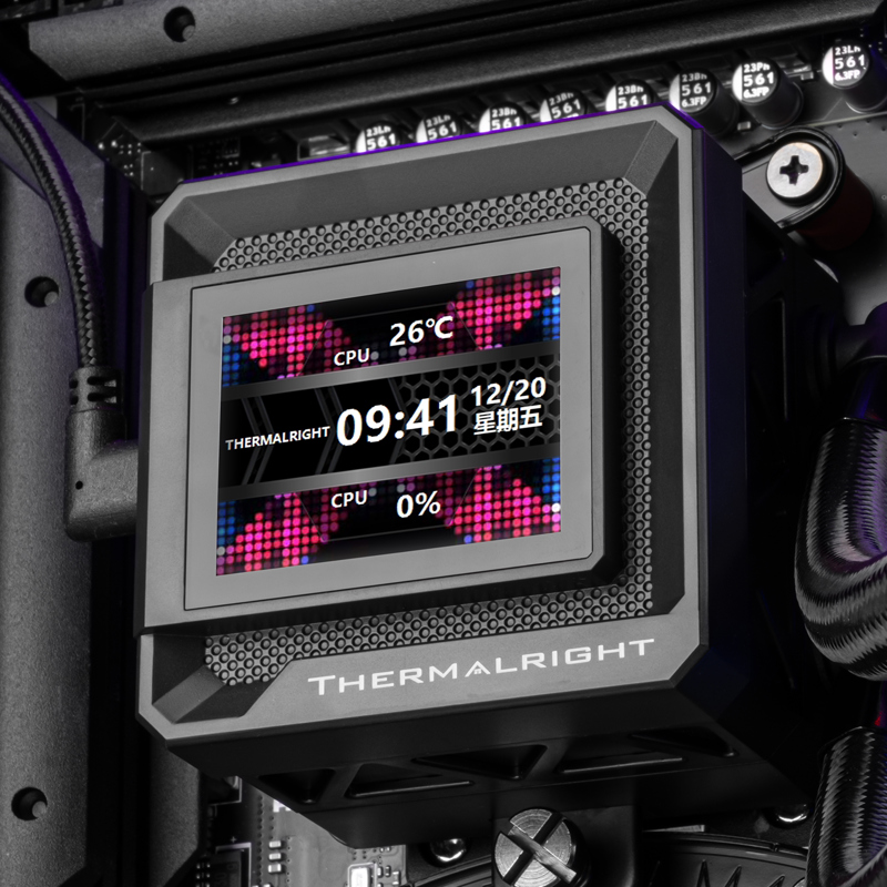 Система жидкостного охлаждения Thermalright Frozen Warframe SE 360 ARGB V2, чёрный, фото 8