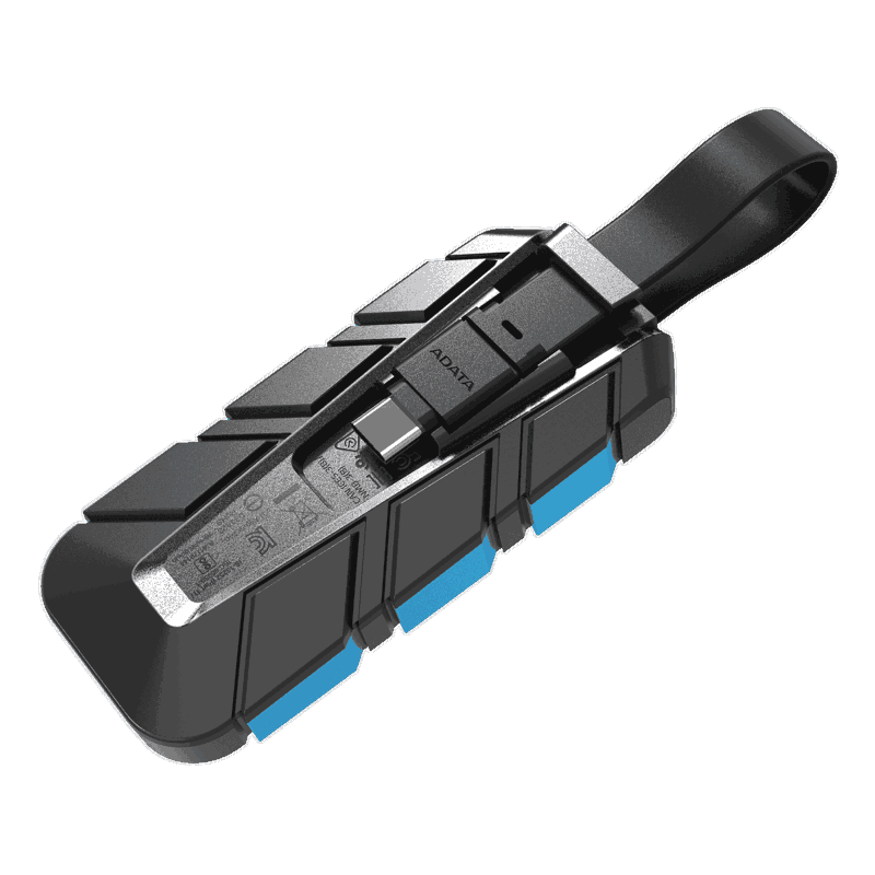 Внешний SSD ADATA SC740, 500GB, Type-C, USB 3.2 Gen2, R/W 1050/1000 MB/s, 121.8x40.5x22.3mm, Blue (ADATA SC740-500G-CBU), фото 5