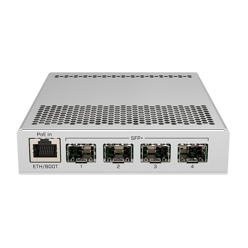 Коммутатор Mikrotik CRS305-1G-4S+IN управляемый, 4 SFP+ 10 Гбит/с, 1 порт 1 Гбит/с, настольный, фото 2