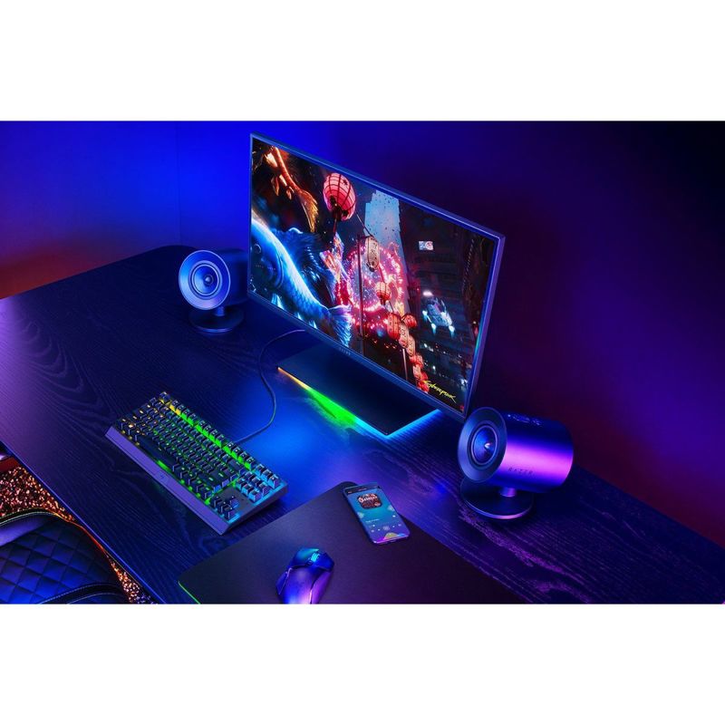 Колонки Razer Nommo V2 X, 50 Вт, проводное и беспроводное подключение, фото 10
