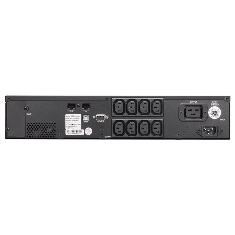 ИБП Powercom SPR-2000, 1600 Вт, Line-Interactive, 9 розеток, IEC C13, фото 5