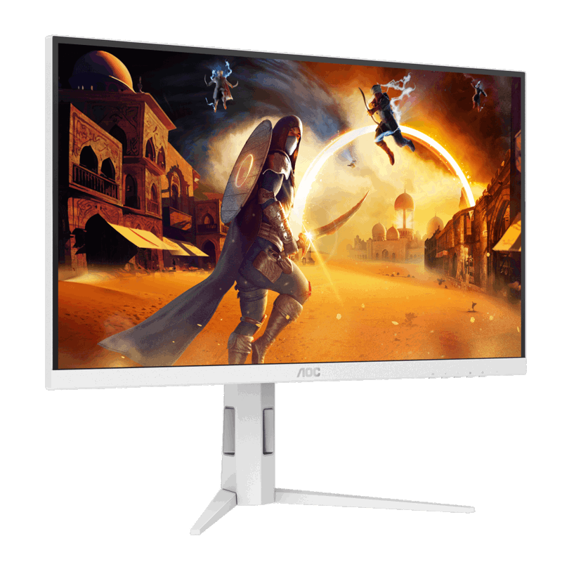 Монитор AOC Q27G4/WS, 27 дюймов, 2560x1440, 200 Гц, IPS, белый, DP 1.4 x 1, HDMI 2.0 x 1 и др., фото 2