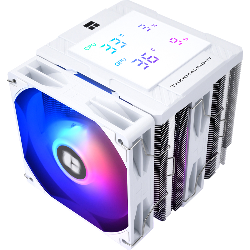 Кулер для процессора Thermalright Peerless Assassin 120 Digital, вентилятор 120 мм, шум 25.6 дБА, белый, фото 3