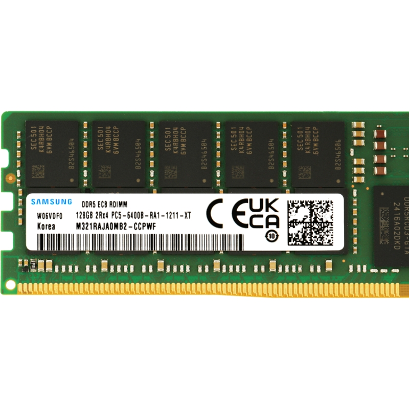 Память оперативная Samsung DDR5 128GB RDIMM 6400 (Samsung Electronics M321RAJA0MB2-CCPWF), фото 3
