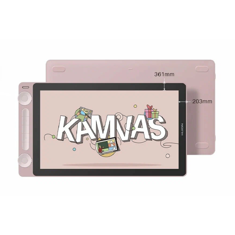 Интерактивный дисплей Сенсорный Huion KAMVAS 13 Gen 3 Pink, 13.3 ″, 16384 уровней нажима, фото 6
