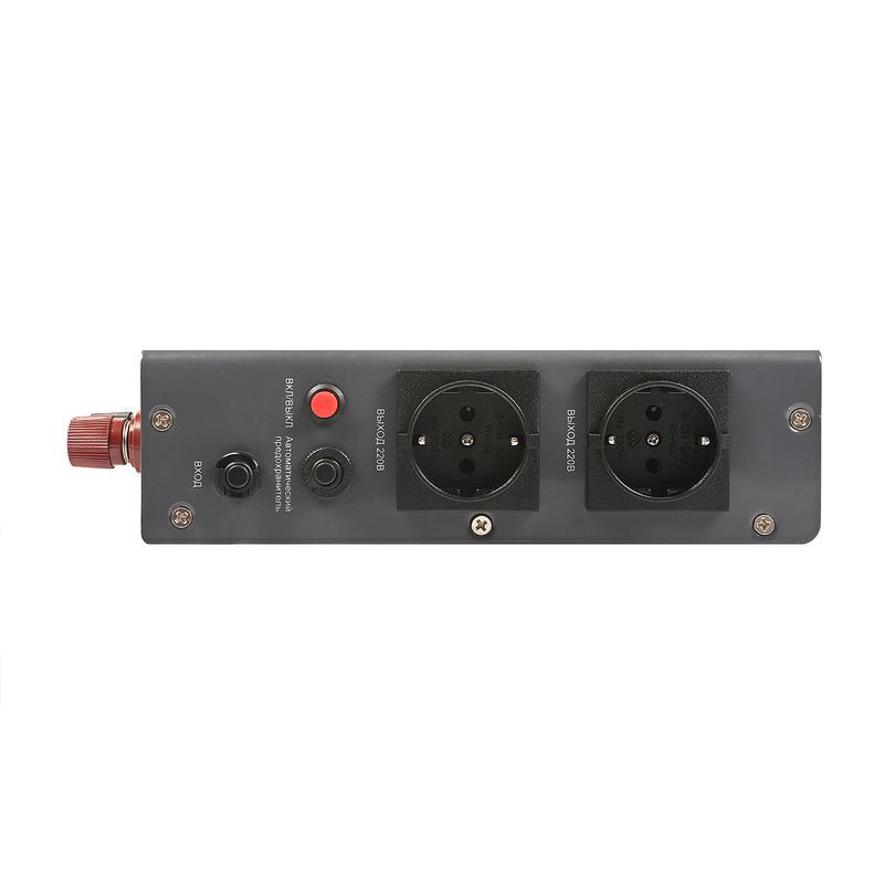 ИБП Powerman Smart 1000 INV, 600 Вт, Line-Interactive, 2 розетки, Schuko, чёрный, фото 5