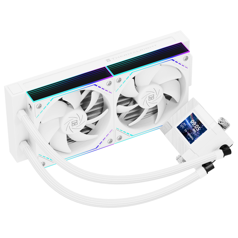 Система жидкостного охлаждения Thermalright Core Matrix 240 Vision, вентилятор 120 мм, белый, фото 2