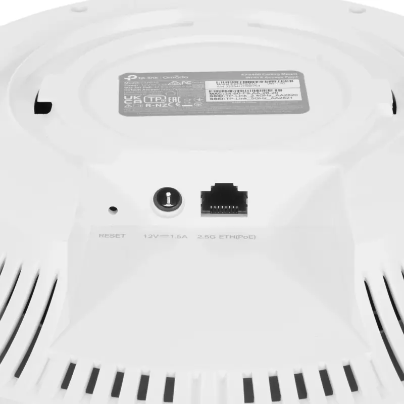 Потолочная точка доступа TP-Link EAP670, Wi-Fi 6, AX5400, порт 1 Гбит/с, PoE, фото 4