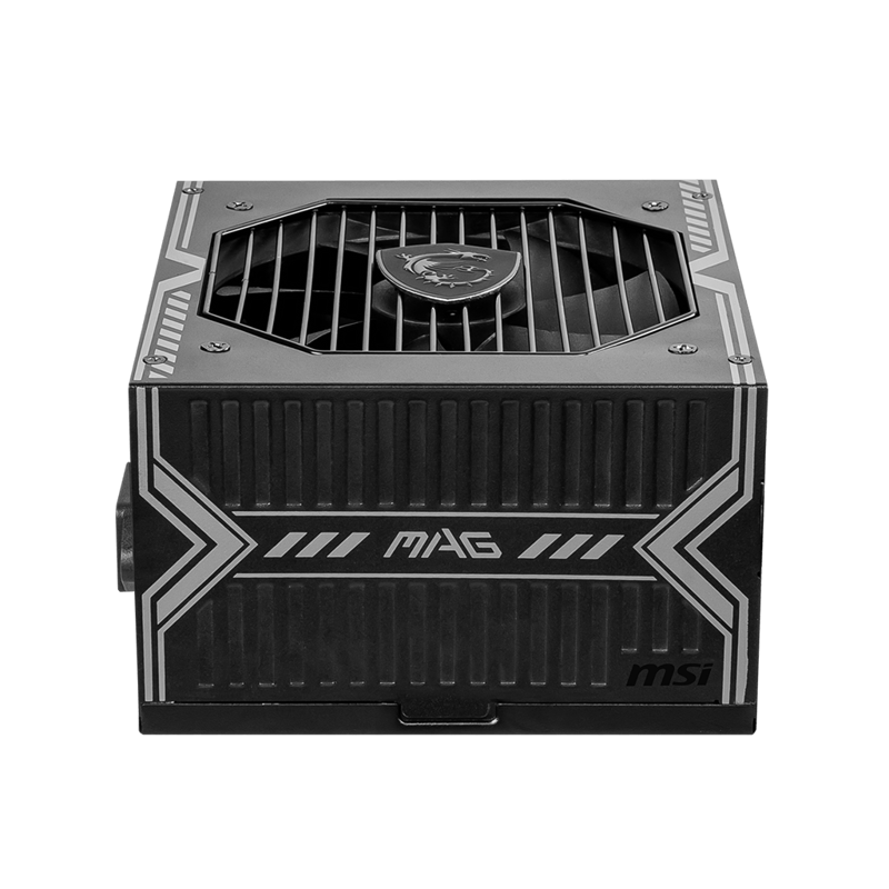 Блок питания Блок питания ПК/ Power Supply MSI MAG A550BN, 550W 80+ Bronze (ATX, Non modular, 1x24(20+4)pin, 1xCPU 8(4+4)pin, 2xPCIe*2 8(6+2)pin, 5xSATA3, 2xMOLEX4pin, Active, 120x120mm, 150x140x86mm, APFC, black), фото 4
