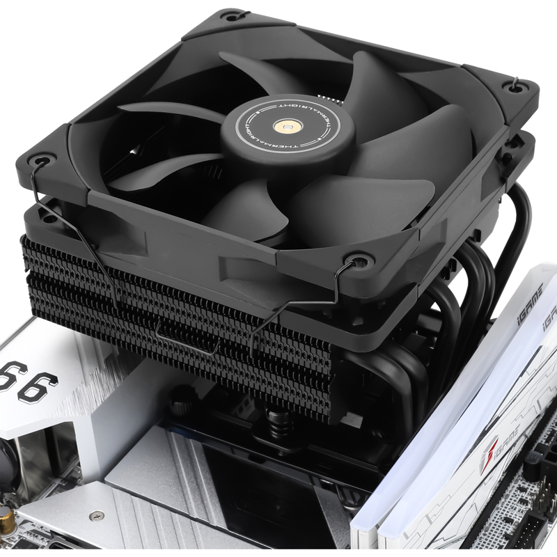 Кулер для процессора Thermalright SI-100, AM4, AM5, LGA1150, LGA1151, LGA1155, LGA1156 и др., шум 27.7 дБА, фото 8