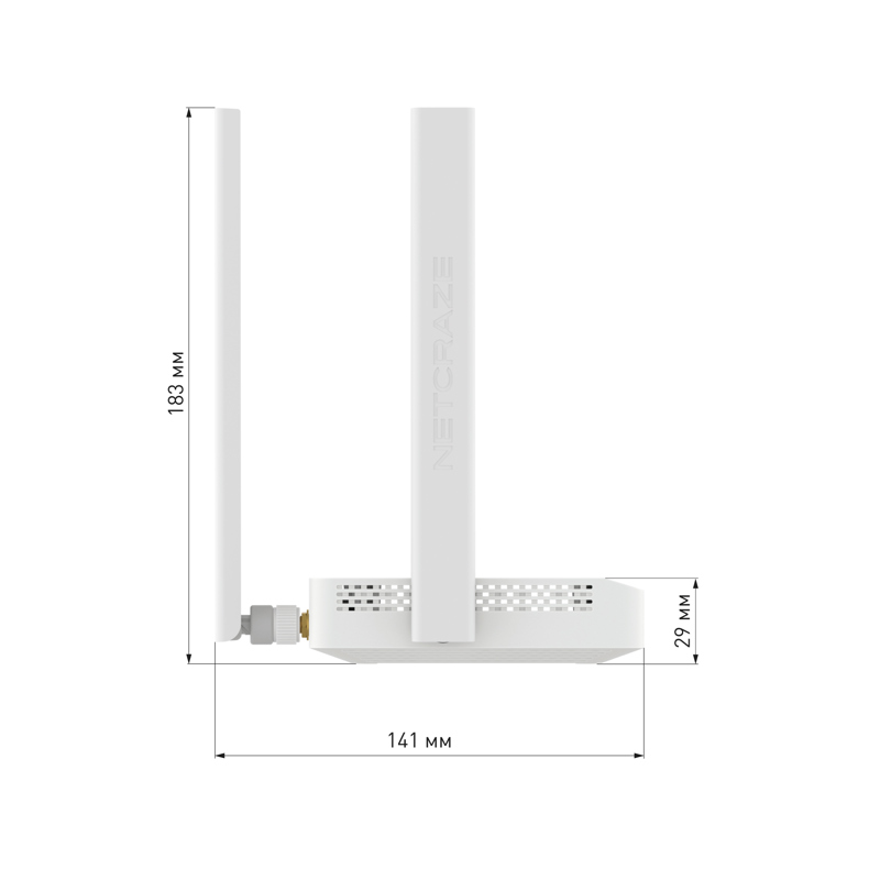 Wi-Fi роутер Netcraze Explorer 4G 4G, 3 порта LAN, фото 7