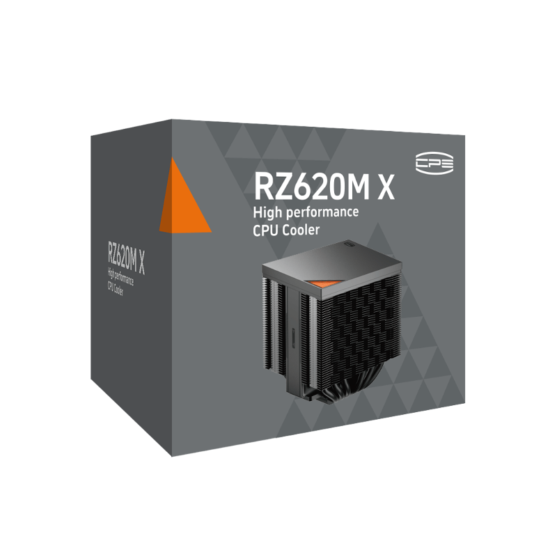 Кулер для процессора PcCooler RZ620M X BK, AM4, AM5, LGA115X, LGA1200, LGA1700, LGA1851, до 210 Вт, фото 8