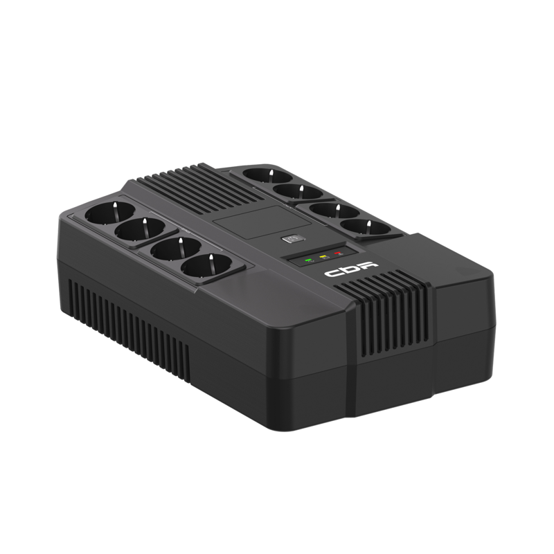ИБП CBR 800VA, 800 ВА, 480 Вт, 8 розеток, CEE 7 (евровилка), CEE7, фото 2