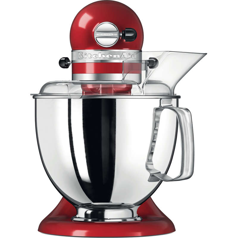 Планетарный миксер KitchenAid Artisan 5KSM175PSEER, чаши 4,8 и 3 л, 300 Вт, красный, фото 4