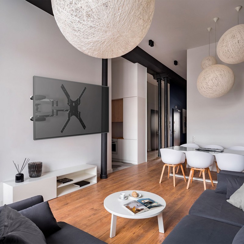 Кронштейн Onkron +10° 140? 36, крепление настенное, до 70 ″, нагрузка до 36.4 кг, фото 8