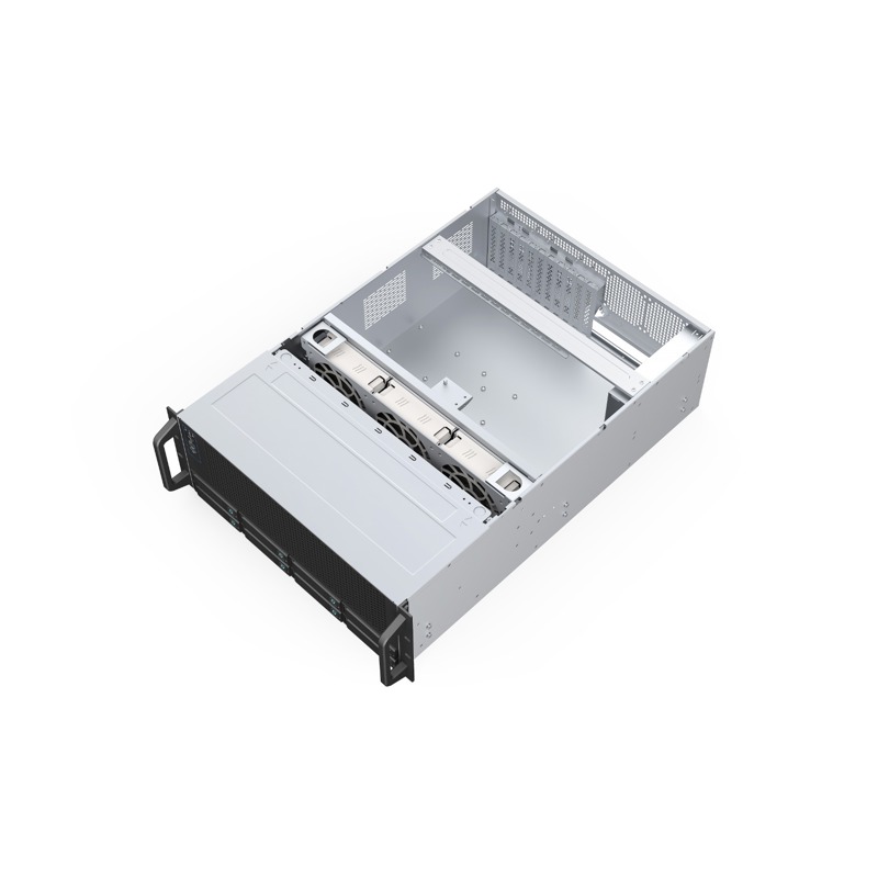 Корпус 4U YCC YRM-46508A0, E-ATX, 8 отсеков горячей замены, 11 слотов PCIe, 2 БП CRPS 2000 Вт, фото 3