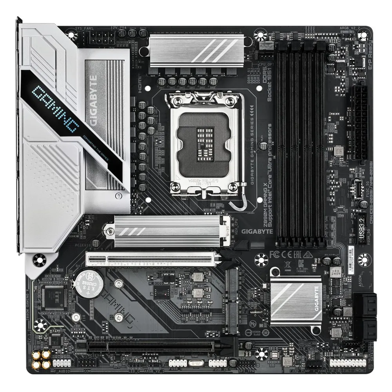 Материнская плата Gigabyte Z890M X, LGA1851, Intel Z890, mATX, DDR5, фото 2
