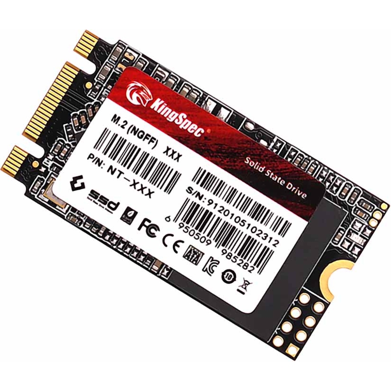 Твердотельный накопитель Kingspec SSD NT-1TB 2242, 1 ТБ, 3D NAND, чтение 570 МБ/с, 480 ТБ, фото 3