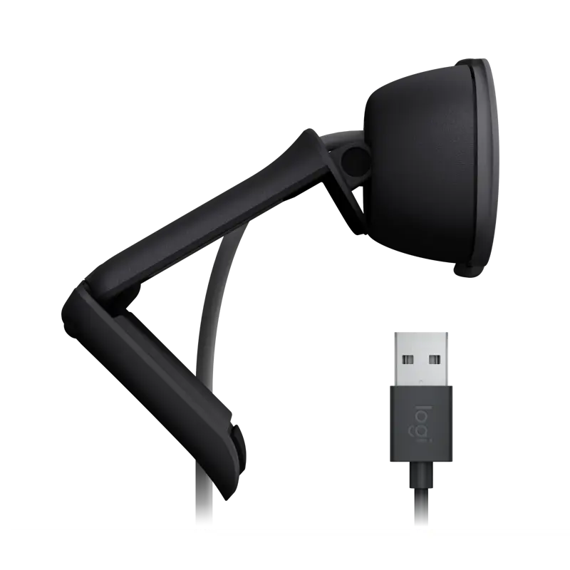 Веб-камера Logitech Brio 100 Full HD webcam - GRAPHITE – USB, 1920х1080, 30 к/с, фокус фиксированный, фото 6
