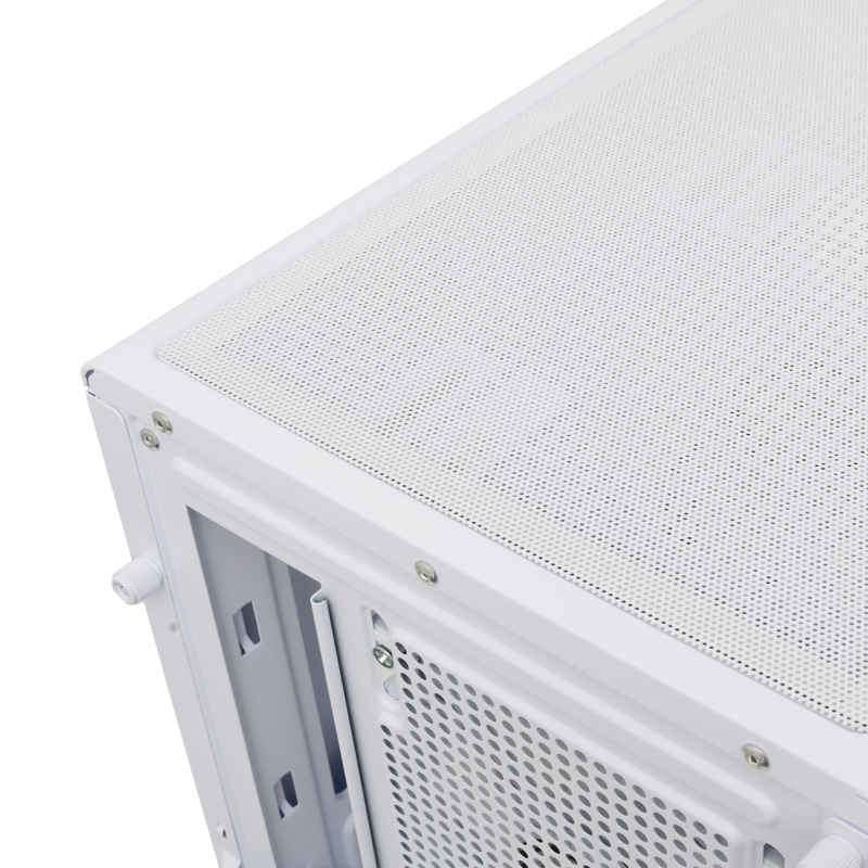 Корпус для ПК Hspd M510, Midi Tower, белый, под ATX, mATX, Mini-ITX, материал закалённое стекло, сталь, фото 10