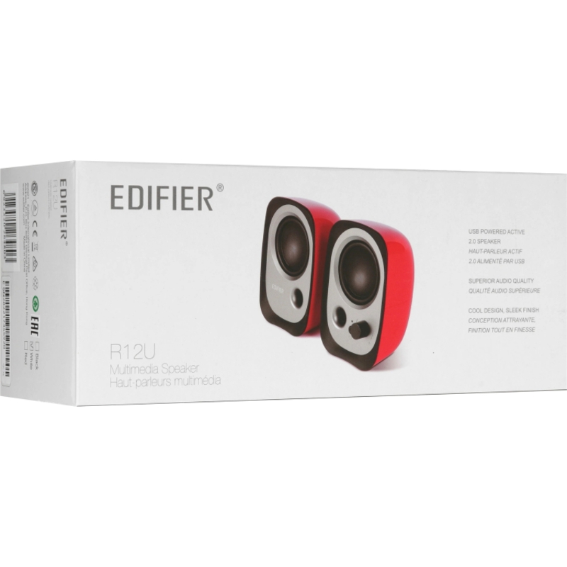 Акустическая система Колонки Edifier R12U, 4 Вт, проводное подключение, белый, фото 7