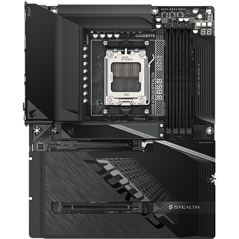 Материнская плата Gigabyte B850 A STEALTH, AM5, AMD B850, ATX, DDR5, фото 7