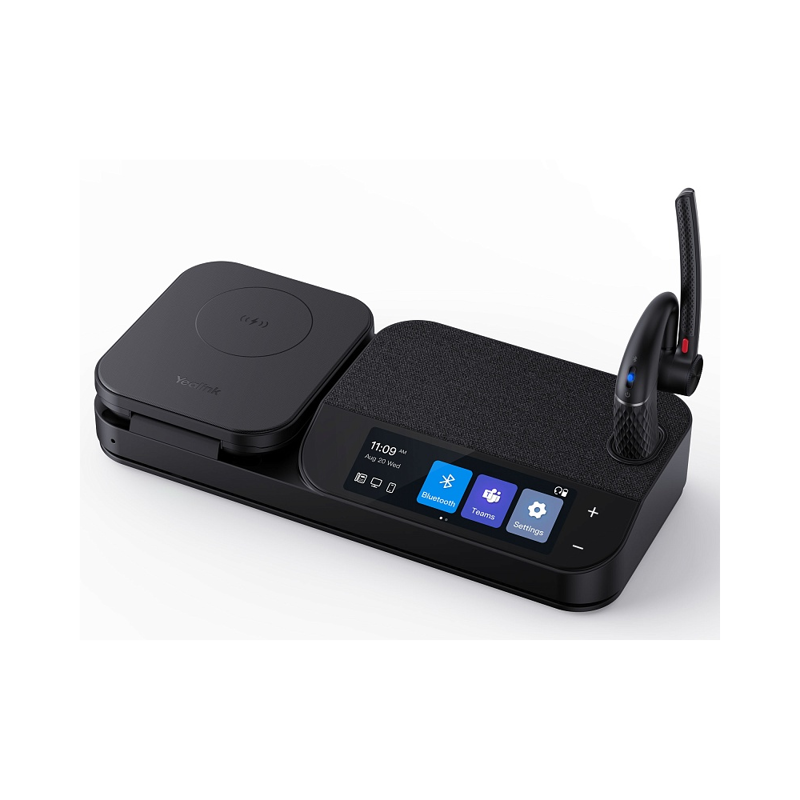 Гарнитура Yealink BH71 Workstation, Bluetooth 5.2, на одно ухо, 4 микрофона, зарядный кейс, фото 2