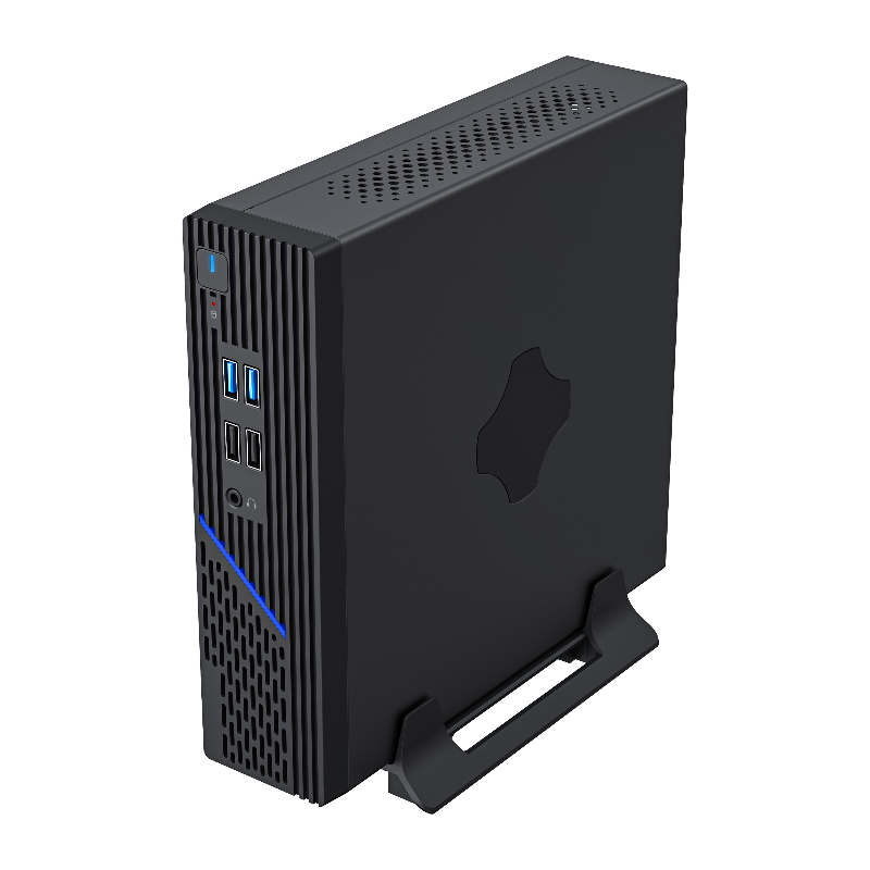 Корпус для ПК Foxline FL-109-AD120-DC, с БП 120 Вт, чёрный, фото 4