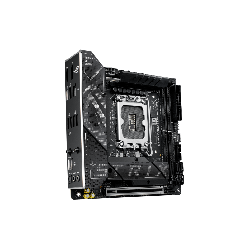 Материнская плата ASUS ROG STRIX B860-I WIFI, LGA1851, Intel B860, mATX, DDR5, фото 4