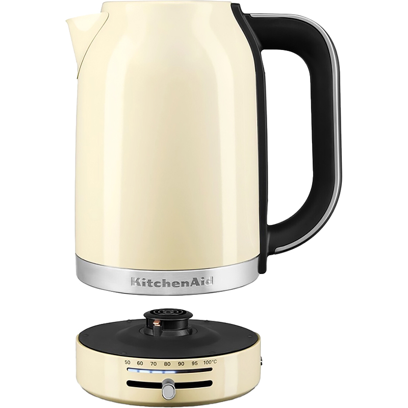 Электрочайник KitchenAid 5KEK1701EAC, 1,7 л, 2400 Вт, 7 режимов температуры, кремовый, фото 5