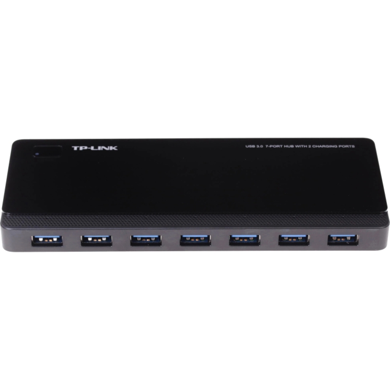 Концентратор 7 ports USB 3.0 Hub with 2 power charge ports (2.4A Max), Desktop, a 12V/4A power adapter included (TP-Link UH720), фото 2