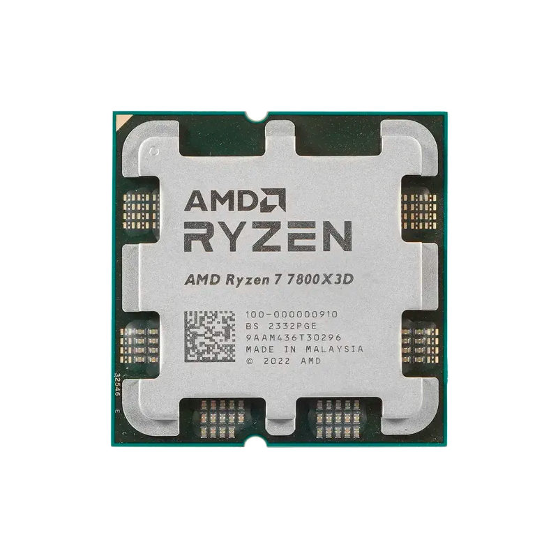 Процессор AMD Ryzen 7 7800X3D, AM5, OEM, 8 ядер, 16 потоков, до 5.0 ГГц, AMD Radeon Graphics, фото 2