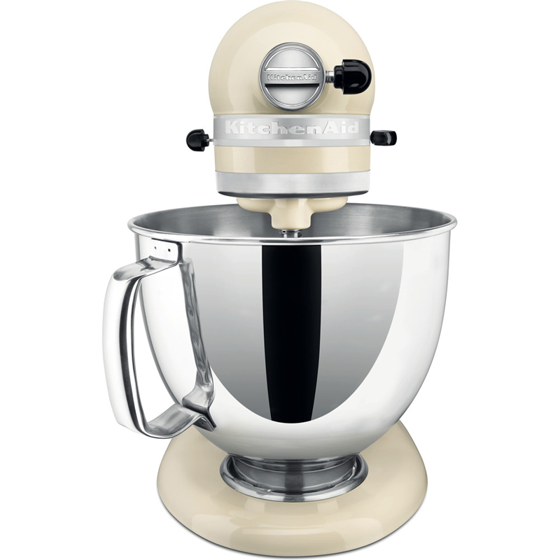 Планетарный миксер KitchenAid Artisan 5KSM175PSEAC, чаши 4,8 и 3 л, 300 Вт, кремовый, фото 4