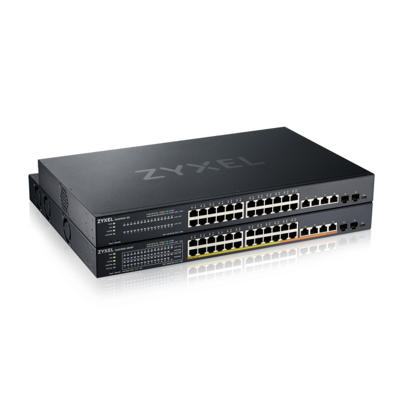 Коммутатор ZYXEL XMG1930-30 смарт L2+, 24 порта 2,5 Гбит/с, 4 порта 10 Гбит/с, 2 SFP+, 19″, фото 3