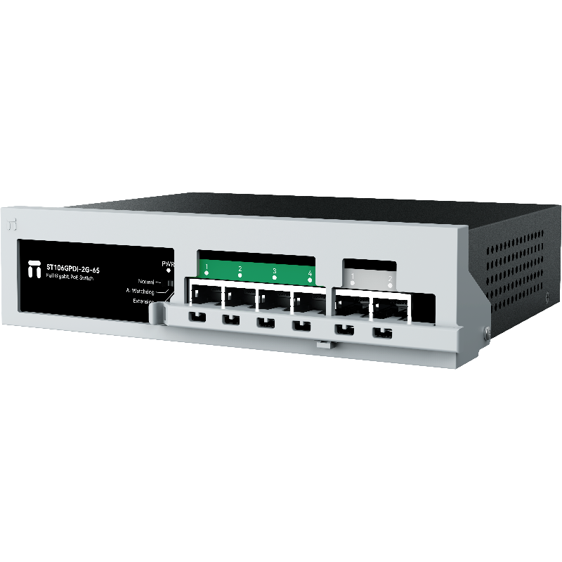 Коммутатор Netis ST106GPDI-2G-65 неуправляемый, 4 порта PoE+ 1 Гбит/с, 2 аплинка 1 Гбит/с, 55 Вт, фото 4