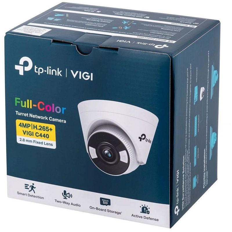 IP-камера TP-Link VIGI C440 турельная, 4 Мп, полноцветная, PoE, 2,8 мм, фото 9